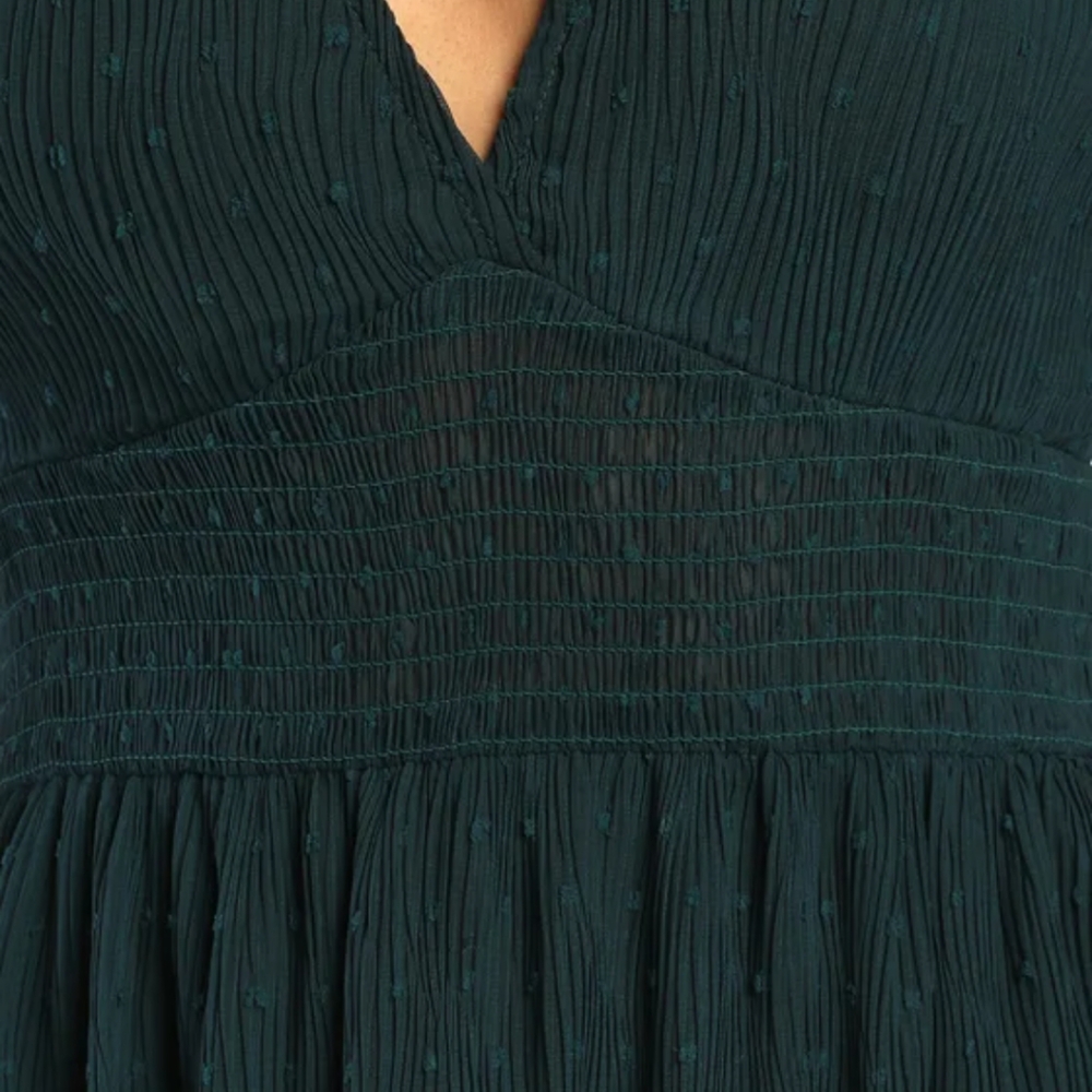Lulu's Teal Maxi Dress - Picture 4 of 7